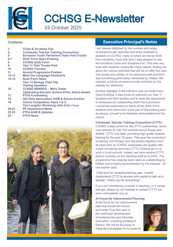 E-Newsletter – 24 October 2025